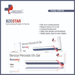 BZOSTAR - Hydrous Benzoyl Peroxide 5% WW GEL