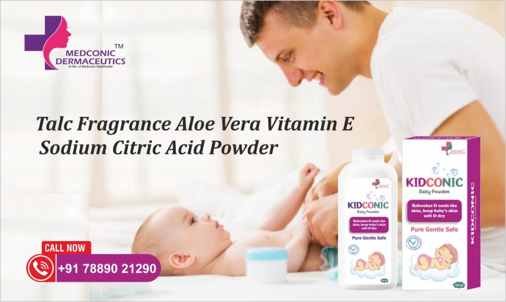 Talc Fragrance Aloe Vera Vitamin E Sodium Citric Acid Powder