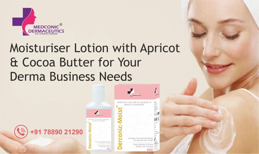 DERCONIC MOIST - Moisturiser Lotion With The Goodness Of Apricot & Cocoa Butter