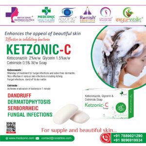 KETZONIC C - KETOCONAZOLE 2% CERTRIMIDE 05% Soap