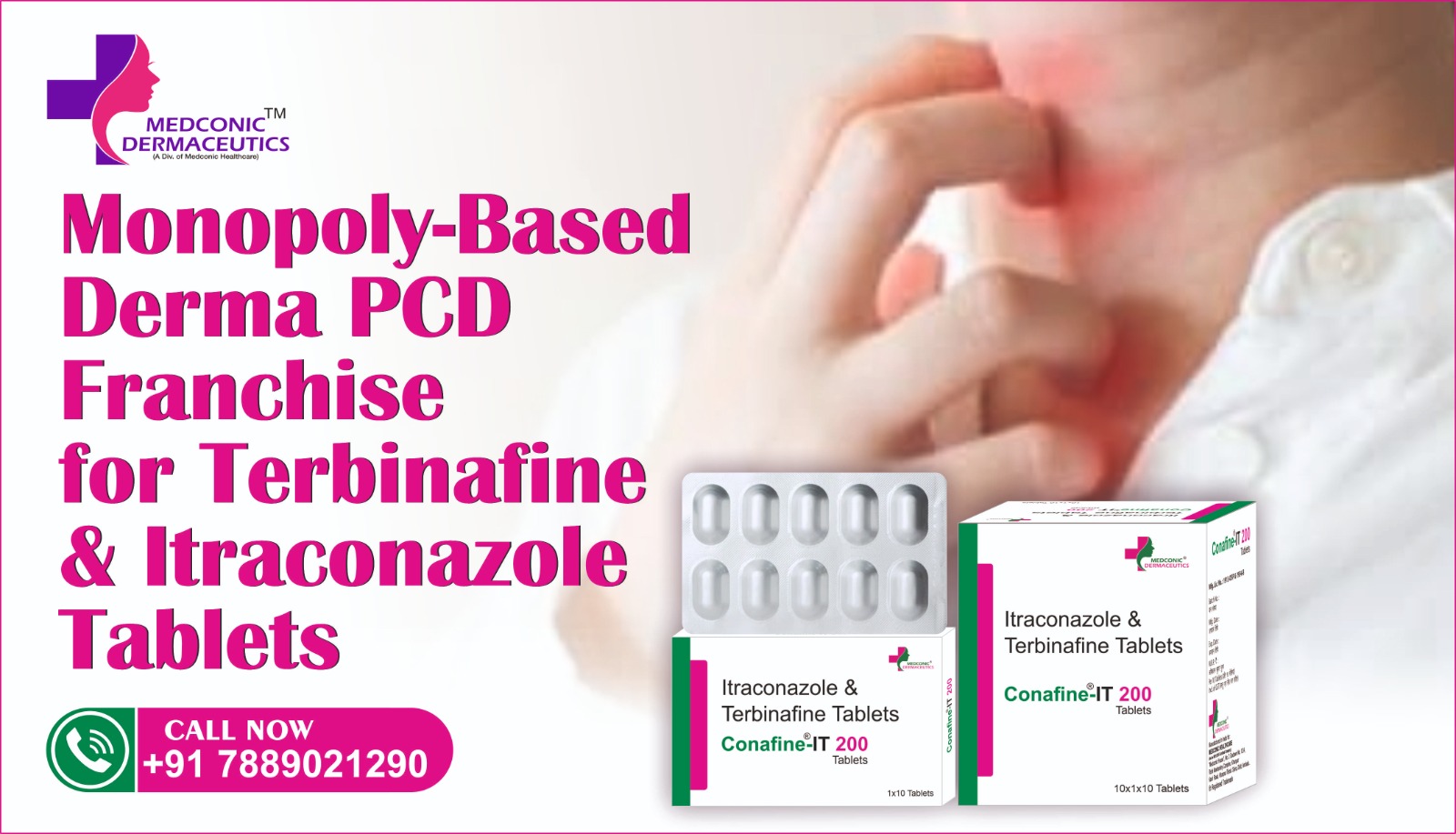 Conafine IT 200 combines Terbinafine 250mg