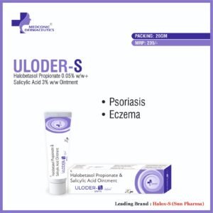 ULODER S - HALOBETASOL PROPIONATE 0.05% WW + SALICYLIC ACID 3% WW OINTMENT