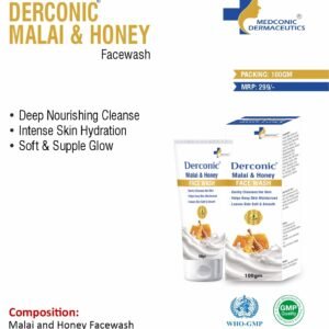 DERCONIC MALAI & HONEY FACE WASH - MALAI & HONEY FACE WASH